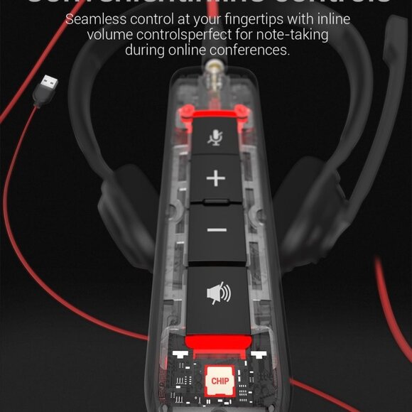 Pre Owned Computer Headset with Clear Microphone - Picture 9 of 10